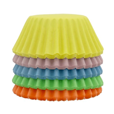 PME 100 pastel mini paper muffin cases PME 100 pastel mini paper muffin cases