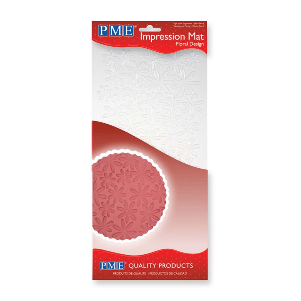 PME Impression Mat - Floral (150 x 305mm / 6 x 12”)