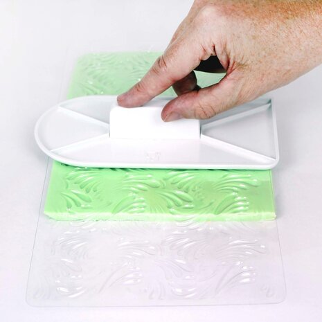 PME Impression Mat - Elegant Wave Design (150 x 305mm / 6 x 12”)