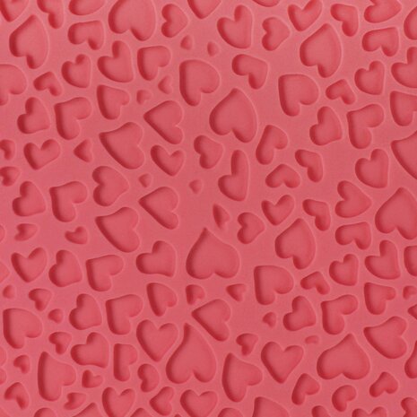 PME Impression Mat - Mini Heart Design (150 x 305mm / 6 x 12”) PME Impression Mat - Mini Heart Design (150 x 305mm / 6 x 12”)