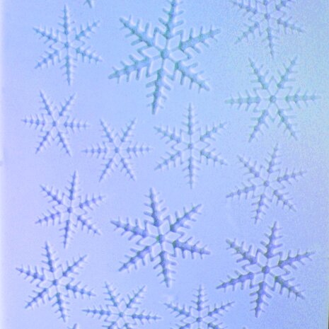 PME Impression Mat - Snowflake Design (150 x 305mm / 6 x 12”)