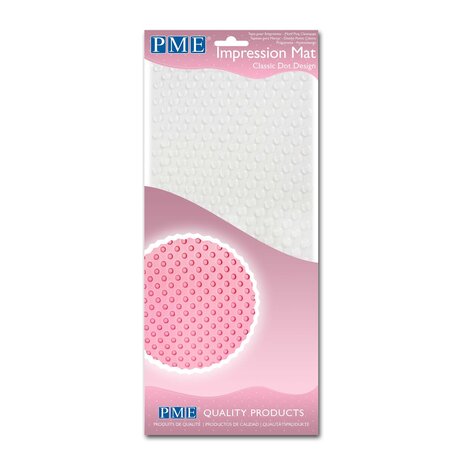 PME Impression Mat - Classic Dot Design (150 x 305mm / 6 x 12”) PME Impression Mat - Classic Dot Design (150 x 305mm / 6 x 12”)