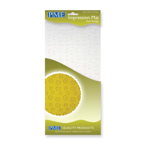 PME Impression Mat - Swirl (150 x 305mm / 6 x 12”)