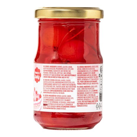 PME Rode Maraschino Kersen met Stelen (225g) /12