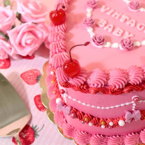 PME Rode Maraschino Kersen met Stelen (225g) /12