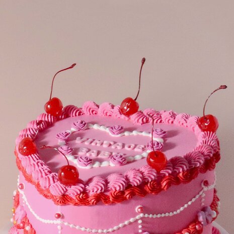 PME Rode Maraschino Kersen met Stelen (225g) /12