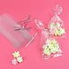 PME 25 party bags with silver ties 23x10cm PME 25 party bags with silver ties 23x10cm