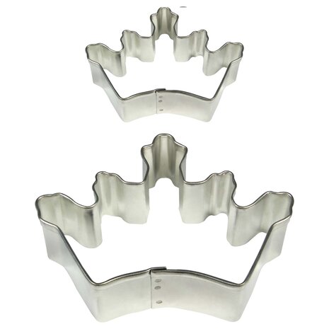 PME 2pc crown cookie cutter set PME 2pc crown cookie cutter set