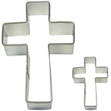 PME 2 piece cross cookie cutter set