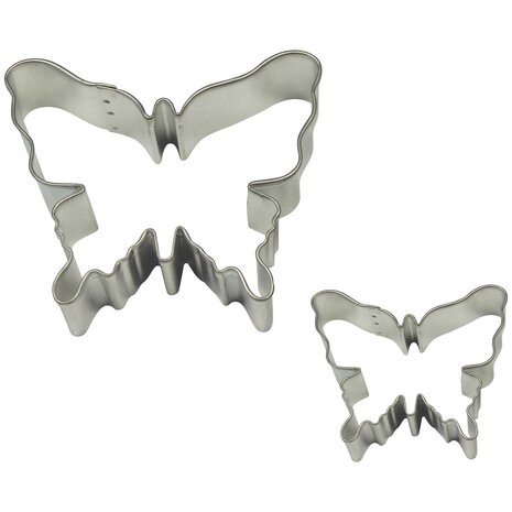 PME 2 piece butterfly cookie cutter set PME 2 piece butterfly cookie cutter set