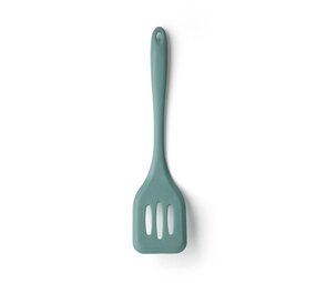 Slotted silicone turner - Aqua
