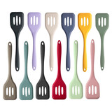 Slotted silicone turner