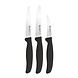 Ambrogio Sanelli 3-piece set of simple kitchen knives