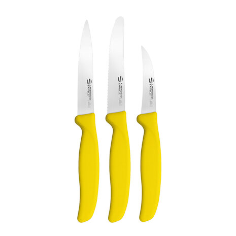 Ambrogio Sanelli 3-piece set of simple kitchen knives