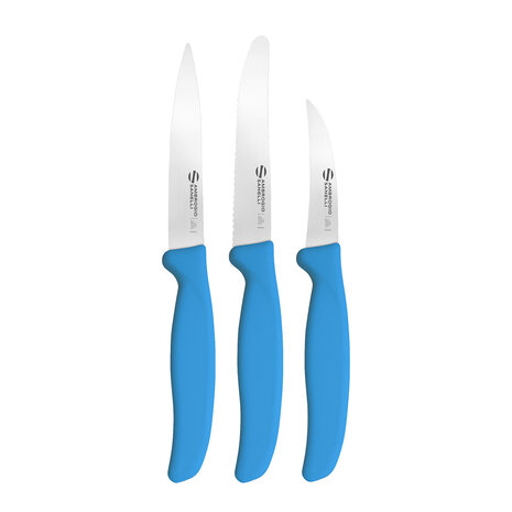 Ambrogio Sanelli 3-piece set of simple kitchen knives