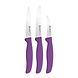 Ambrogio Sanelli 3-piece set of simple kitchen knives