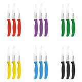 Ambrogio Sanelli 3-piece set of simple kitchen knives