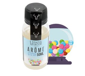 Patis Decor Natural bubble gum flavor 50ml
