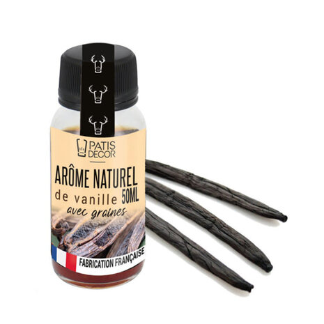 Patis Decor Natuurlijk vanille-aroma 50ml met zaadjes