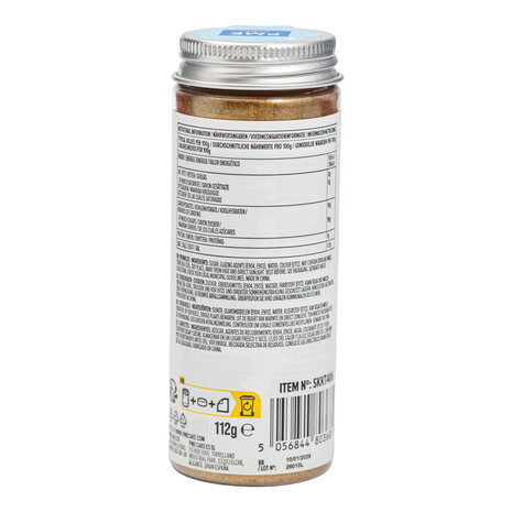 PME Sprinkle sugar – Gold (112g / 3,95oz)