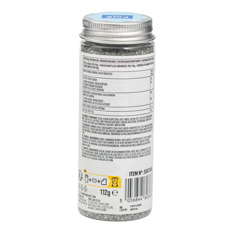 PME Sprinkle sugar – Silver (112g / 3,95oz)