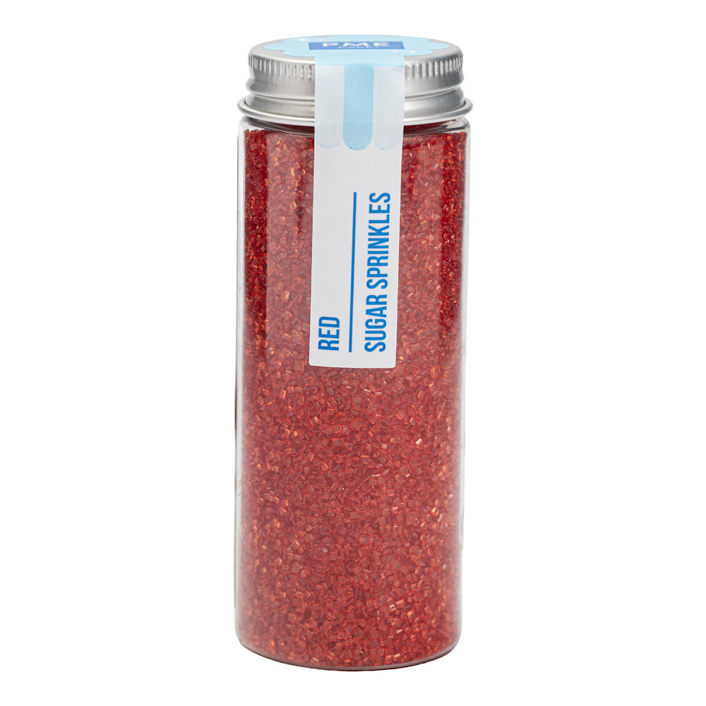 PME Sprinkle sugar – Red (112g / 3,95oz)