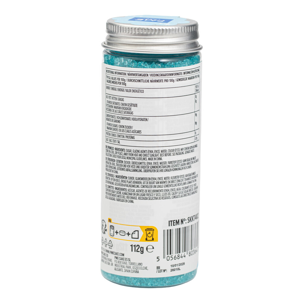 PME Sprinkle sugar – Baby Blue (112g / 3,95oz)