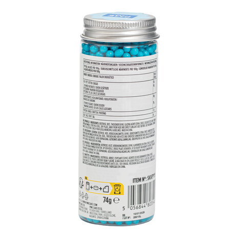 PME Pearl Sprinkles – Baby Blue 4mm (74g / 2,61oz)