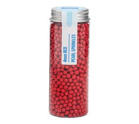 PME Pearl Sprinkles – Red 4mm (74g / 2,61oz)