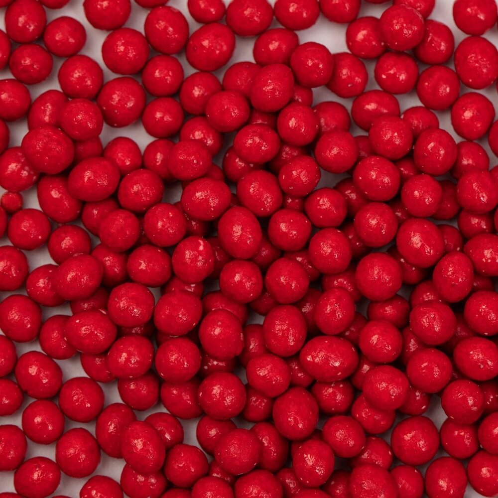 PME Pearl Sprinkles – Red 4mm (74g / 2,61oz)