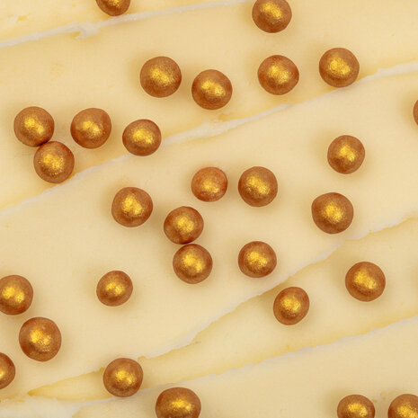 PME Pearl Sprinkles – Gold 6mm (60g / 2,11oz)