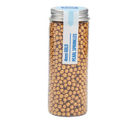 PME Pearl Sprinkles – Gold 4mm (74g / 2,61oz)