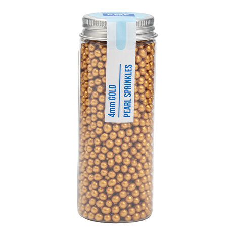 PME Pearl Sprinkles – Gold 4mm (74g / 2,61oz)