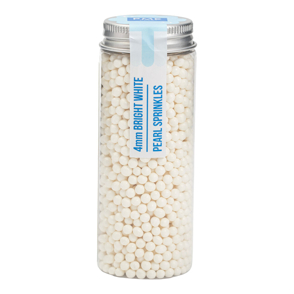 PME Parelstrooisels – Helderwit 4mm (74g / 2,61oz)