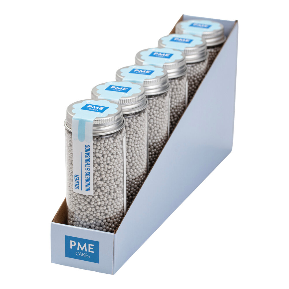 PME Hundreds & Thousands sprinkles – Silver (86g / 3oz)