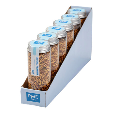 PME Hundreds & Thousands sprinkles – Gold (86g / 3oz)