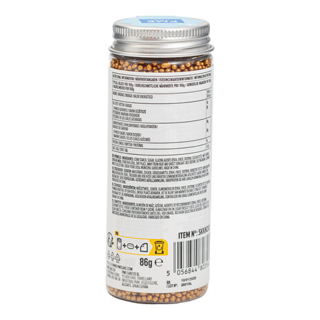 PME Hundreds & Thousands sprinkles – Gold (86g / 3oz)