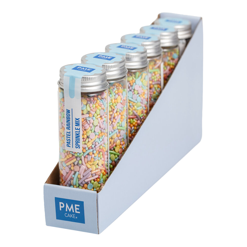 PME Sprinkle mix – Pastel Rainbow (76g / 2,68oz)