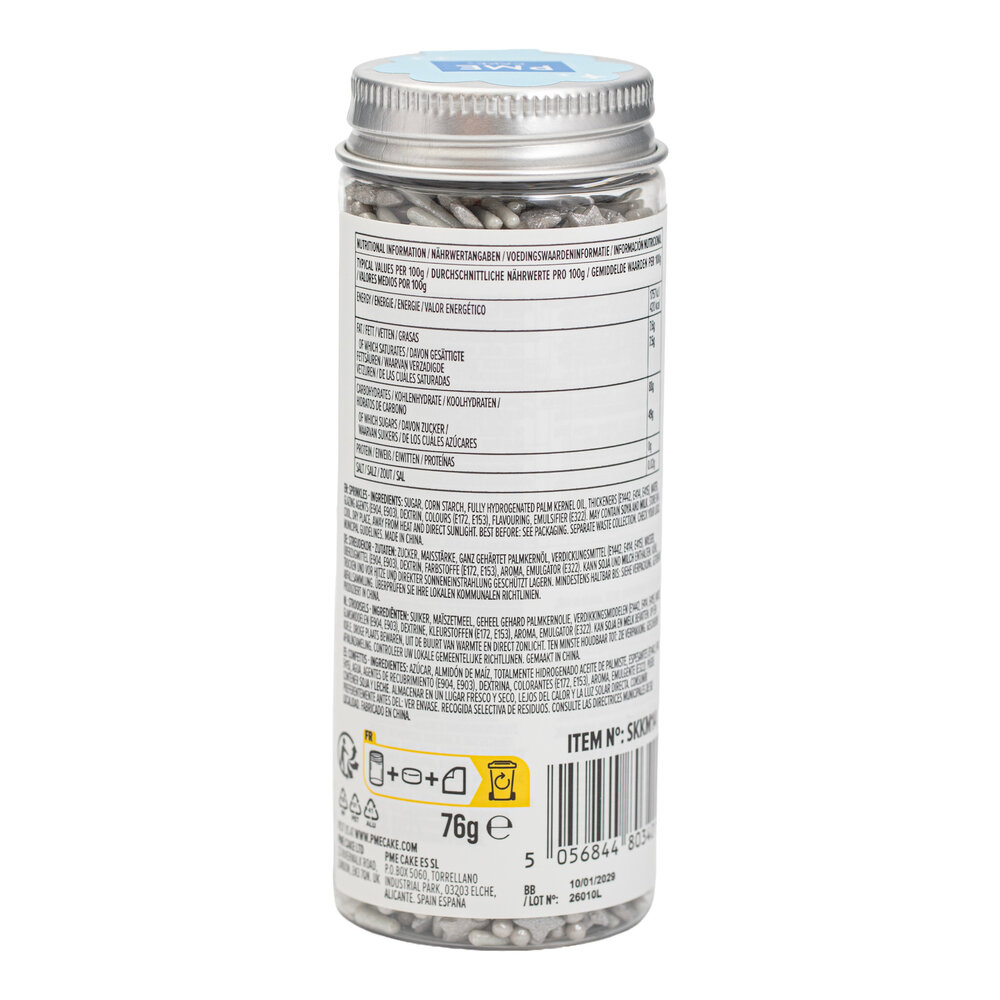 PME Sprinkle mix – Silver (76g / 2,68oz)