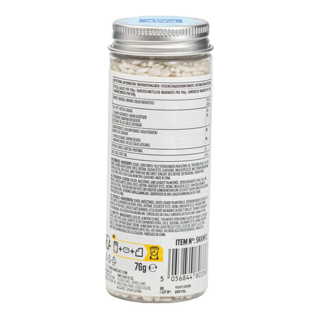 PME Sprinkle mix – Pearly White (76g / 2,68oz)