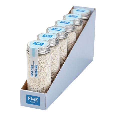 PME Sprinkle mix – Pearly White (76g / 2,68oz)
