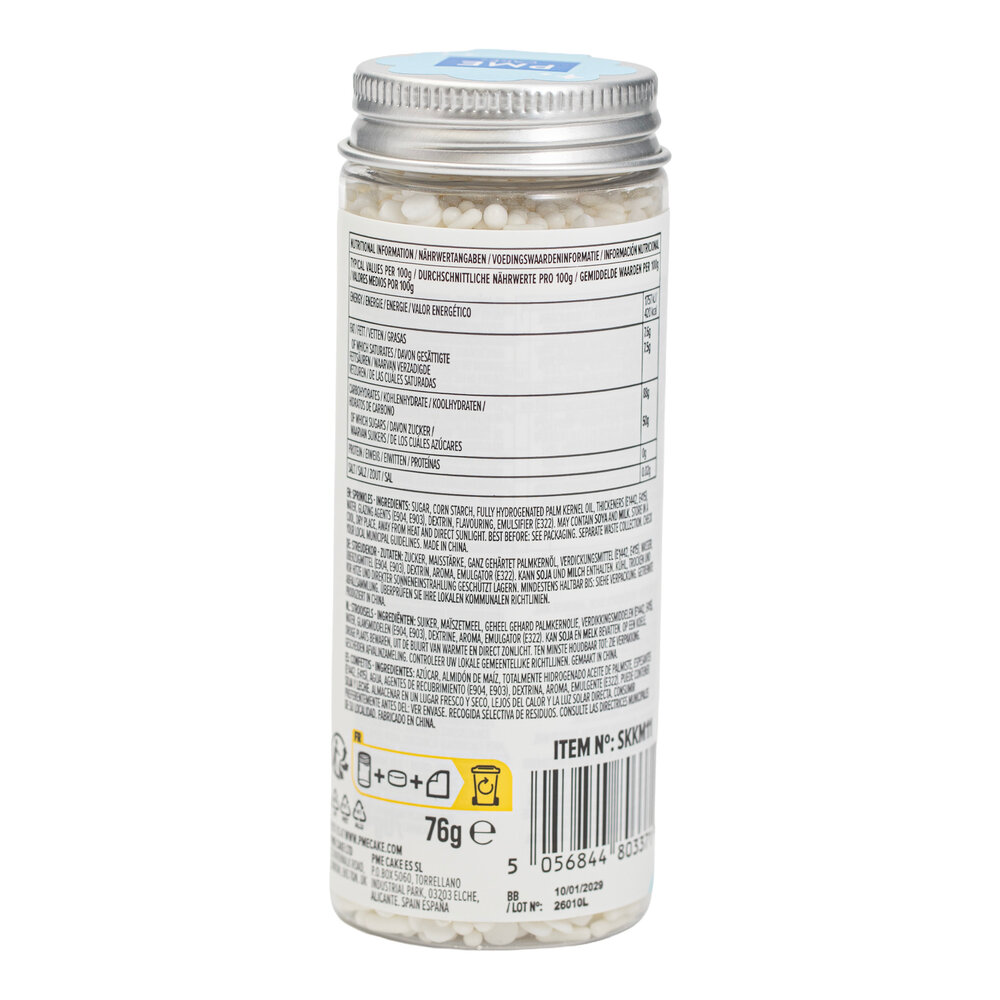 PME Strooiselmix – Wit (76g / 2,68oz)