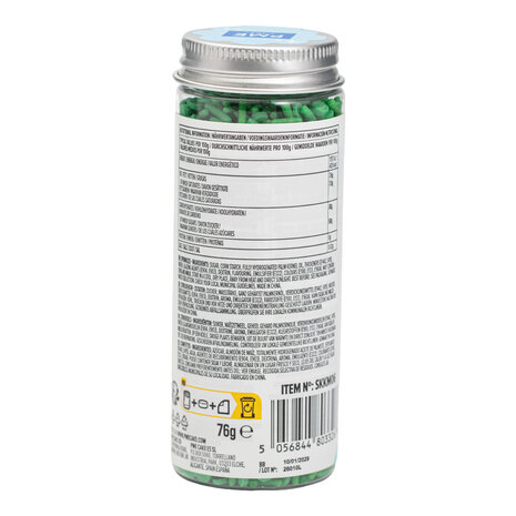 PME Sprinkle mix – Green (76g / 2,68oz)