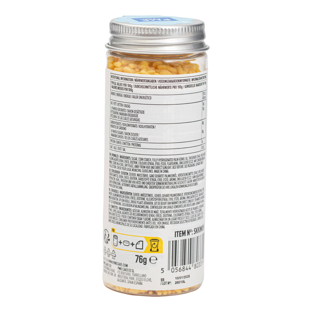 PME Sprinkle mix – Yellow (76g / 2,68oz)