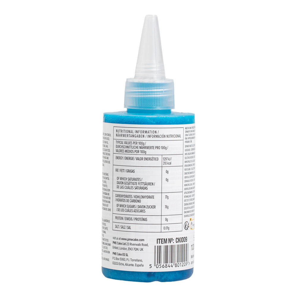 PME Koekjesglazuur / biscuit icing - Blauw 120 g