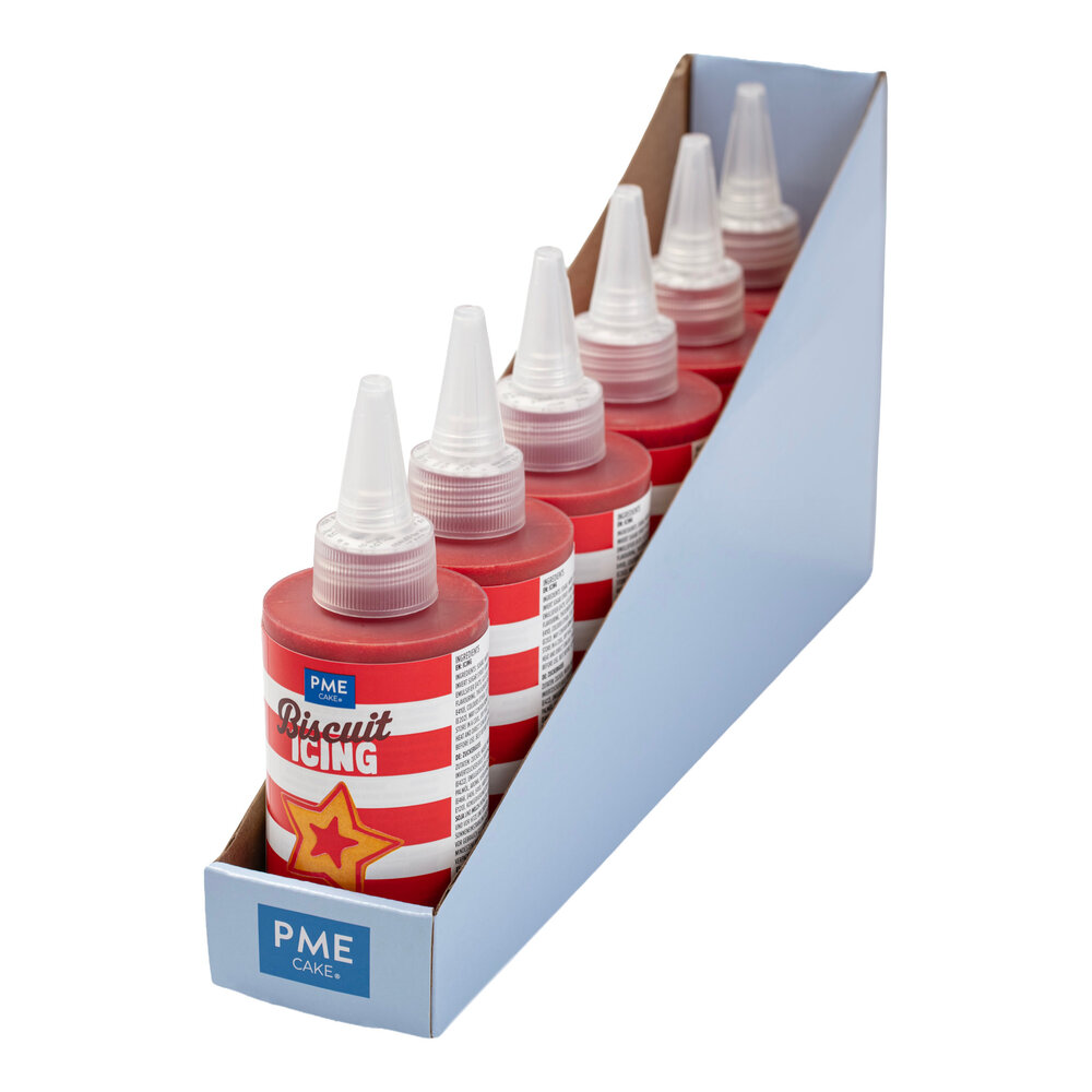 PME Koekjesglazuur / biscuit icing – Rood 120 g