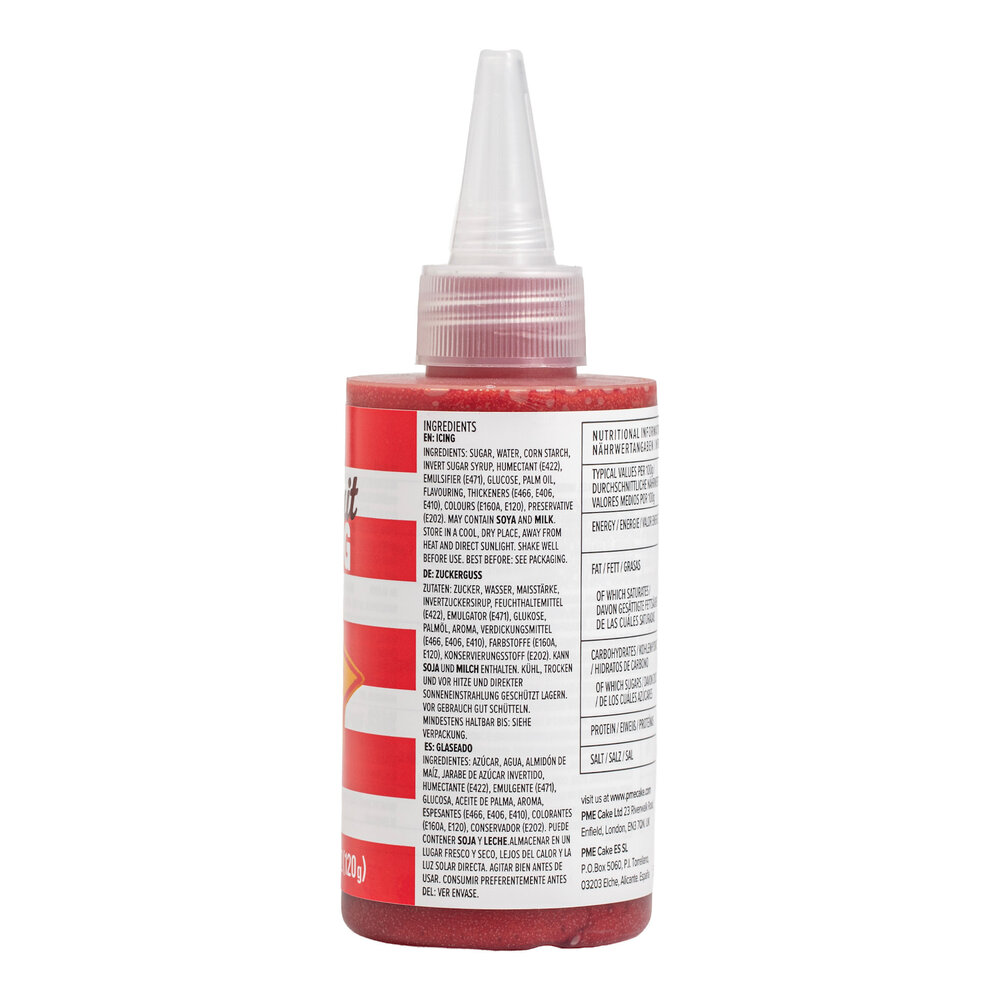 PME Biscuit Icing – Red 120 g