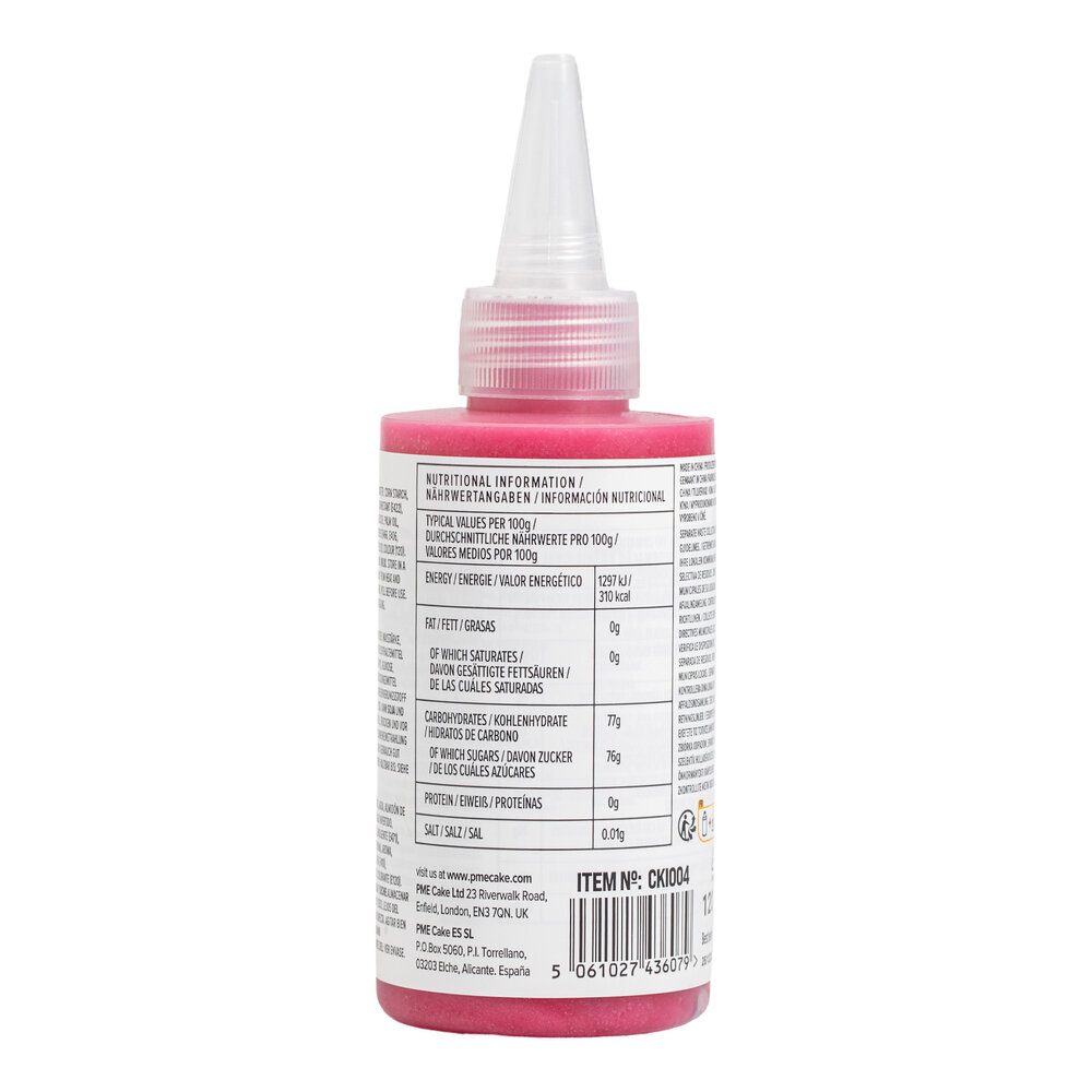 PME Biscuit Icing – Pink 120 g