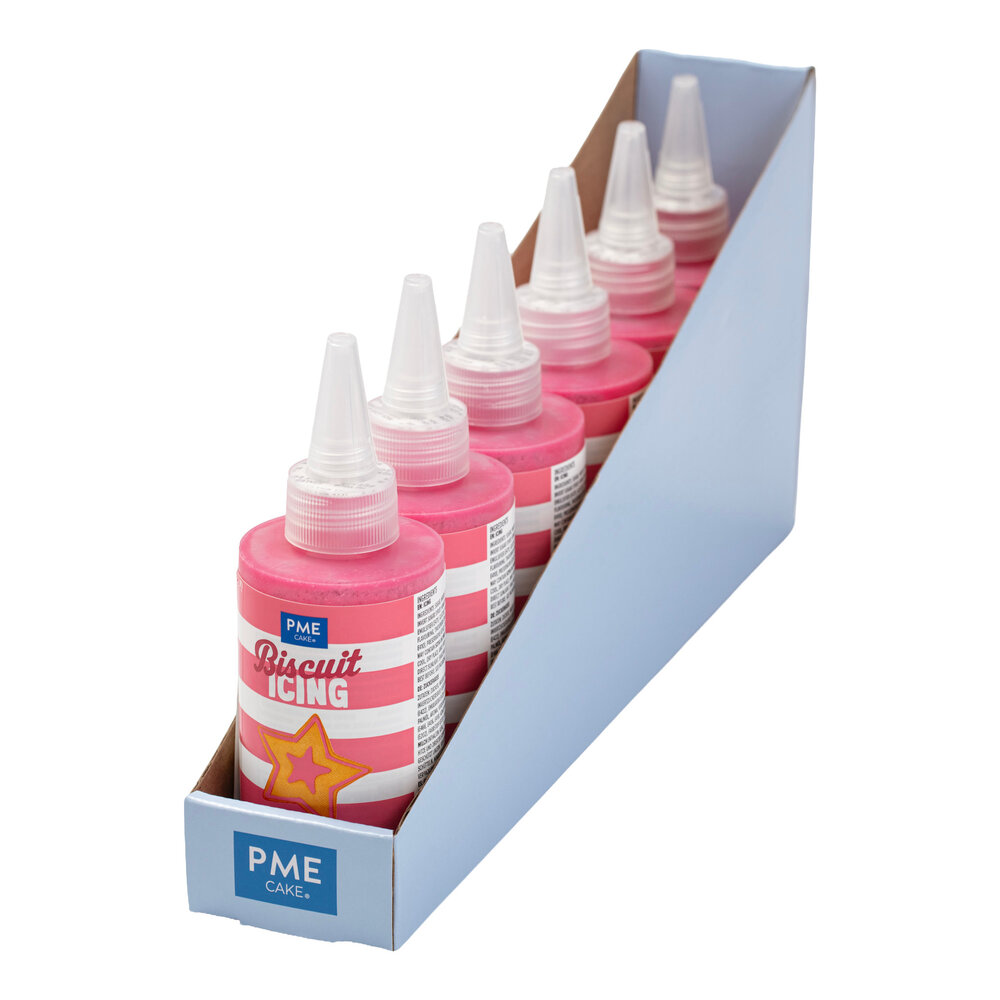 PME Koekjesglazuur / biscuit icing – Roze 120 g