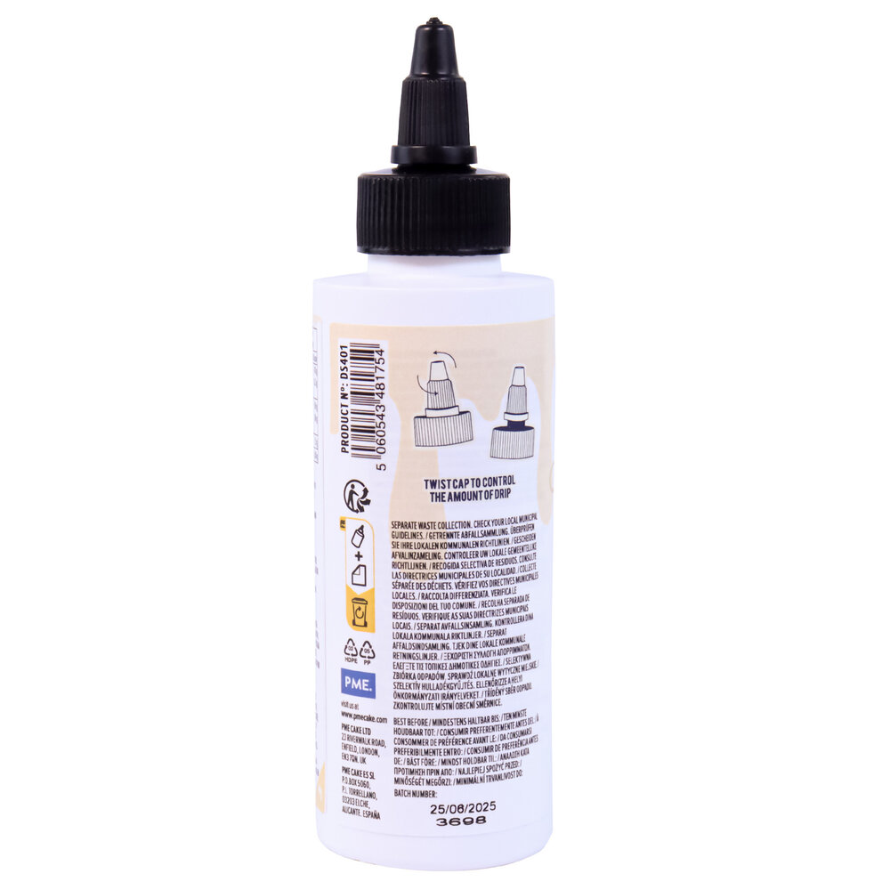 PME Luxe Cake Drip - Witte chocolade (150g)